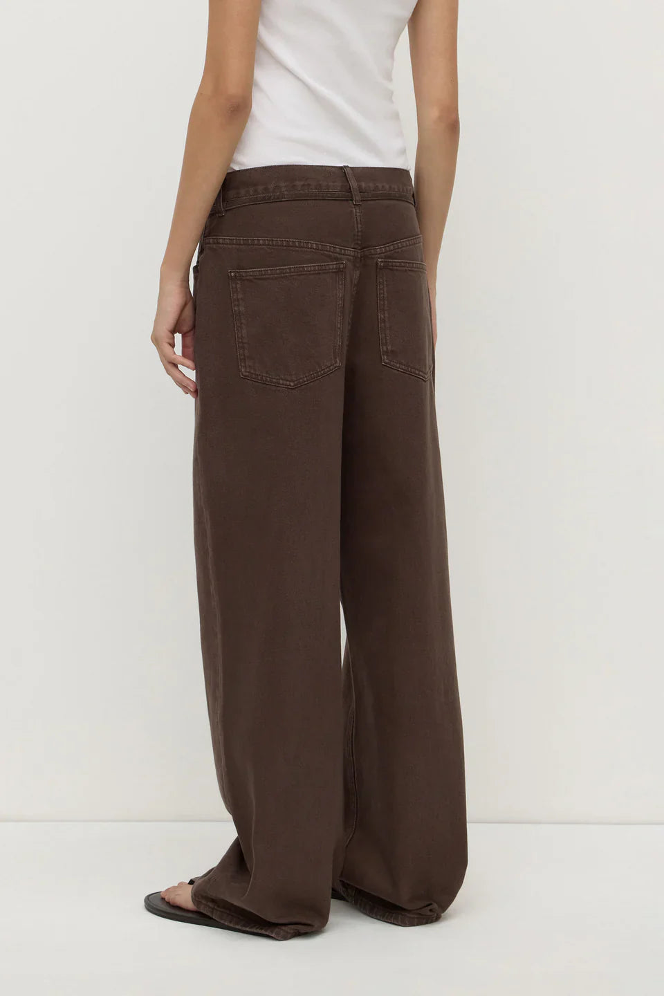 LOOSE FIT JEAN | DARK GANACHE