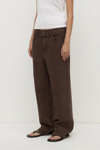 LOOSE FIT JEAN | DARK GANACHE
