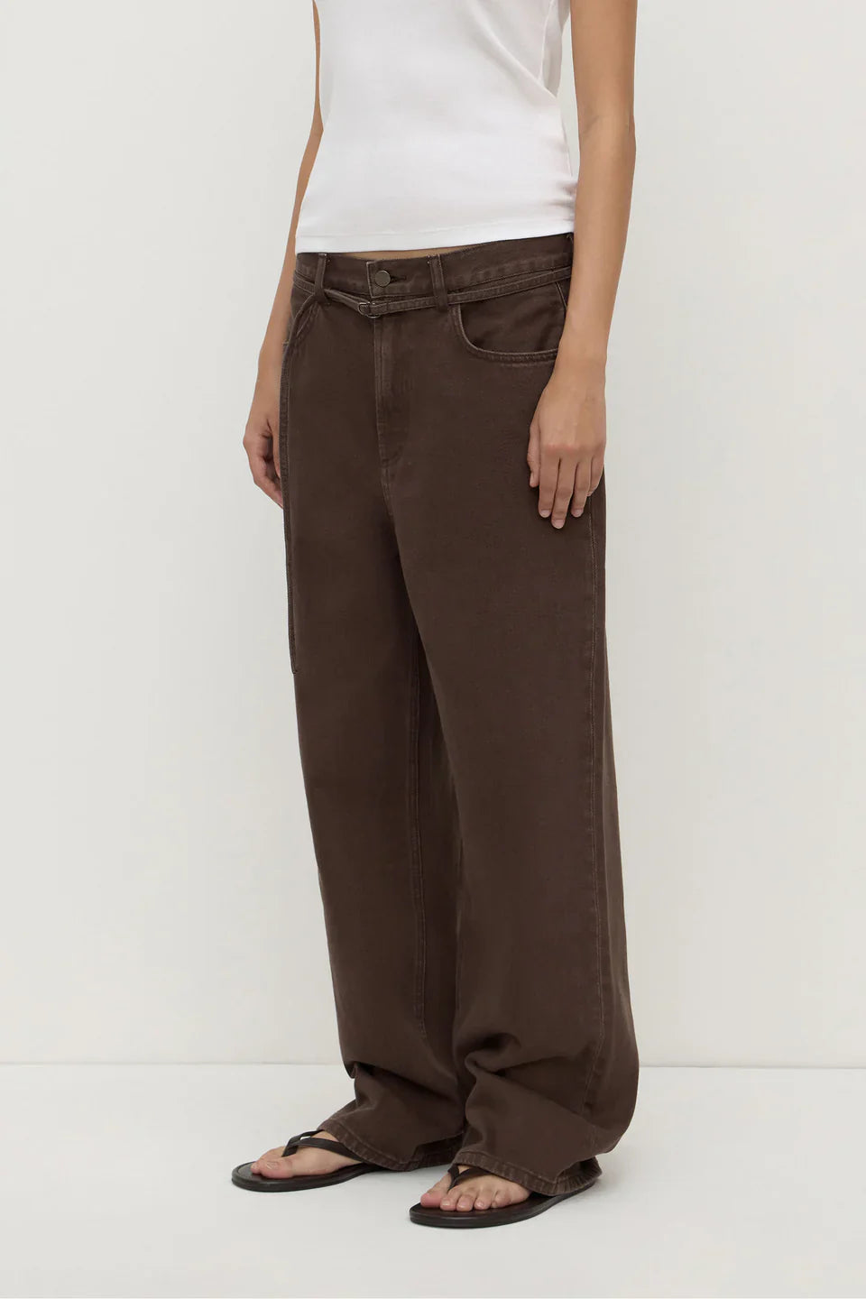 LOOSE FIT JEAN | DARK GANACHE