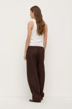 LOXLEY COTTON BLEND PANT | GANACHE