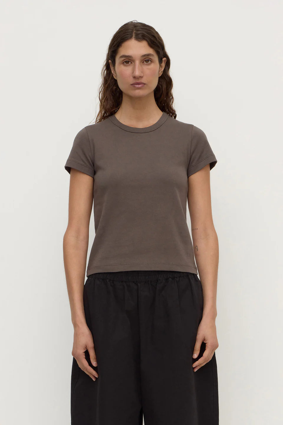 WOMENS LYLA CAP SLEEVE TEE | BARK