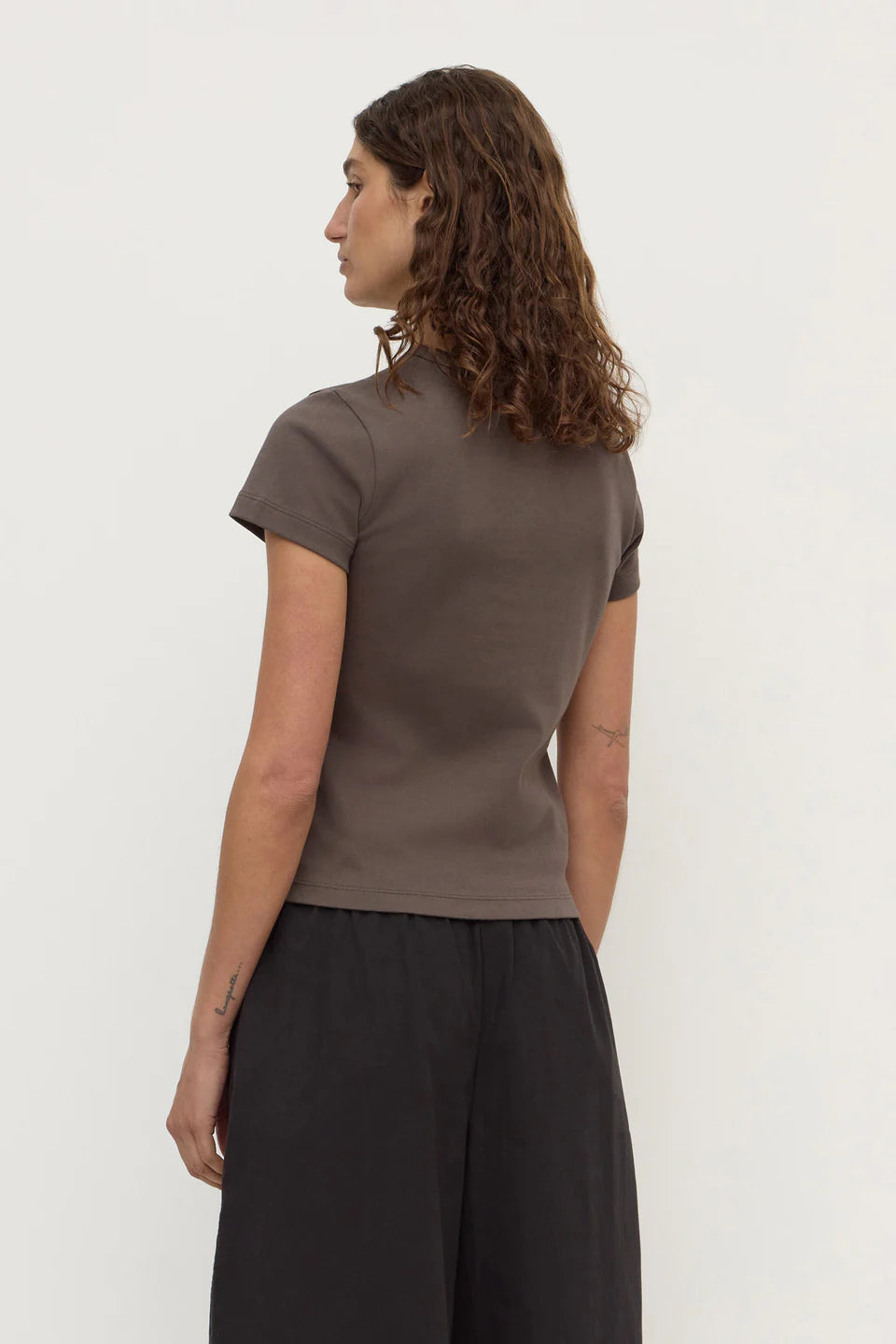 WOMENS LYLA CAP SLEEVE TEE | BARK