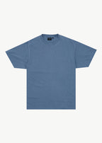 Afends Genesis Heavyweight Boxy Tee Washed Slate Blue