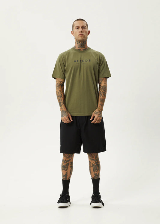 THROWN OUT RETRO FIT TEE | MILITARY