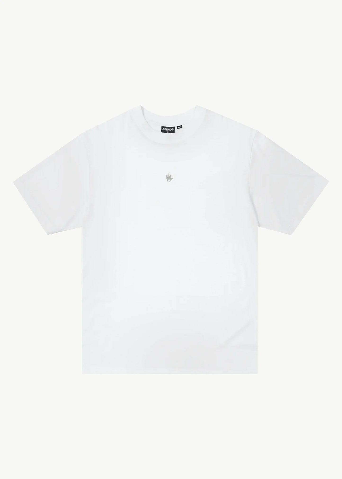 FLAME RETRO TEE | WHITE