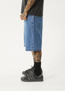 LIL C DENIM BAGGY SHORT | WORN BLUE