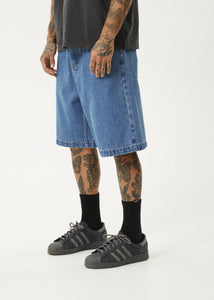 LIL C DENIM BAGGY SHORT | WORN BLUE