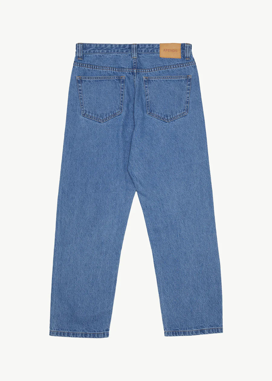 NINETY TWOS HEMP DENIM RELAXED JEANS | WORN BLUE