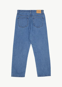 NINETY TWOS HEMP DENIM RELAXED JEANS | WORN BLUE