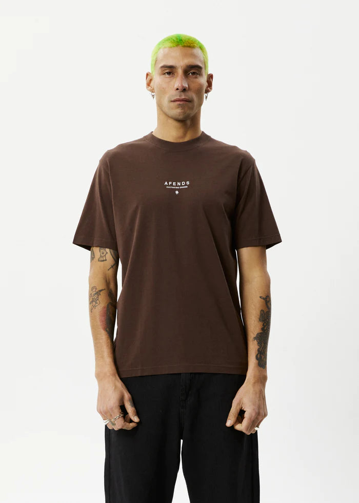SPACE RETRO FIT TEE | COFFEE
