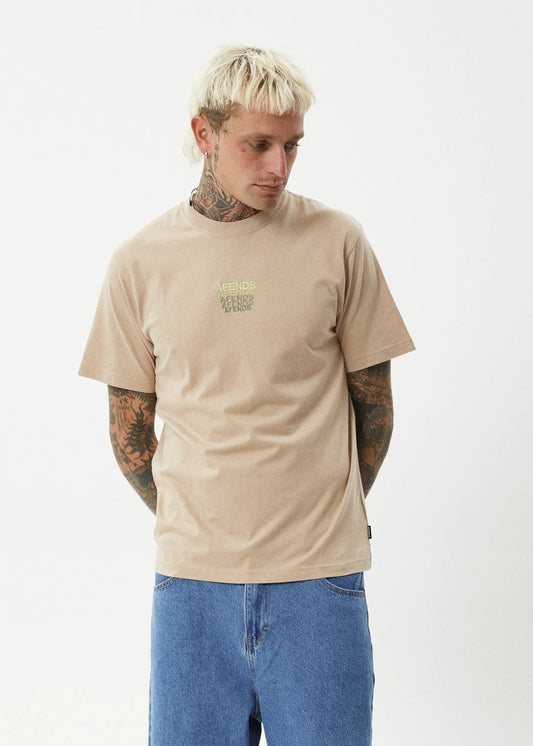 REPEAT RETRO FIT TEE | TAUPE