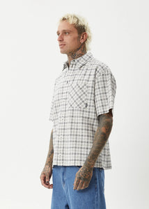 LEO ORGANIC SHORT SLEEVE SHIRT | BLACK/WHITE