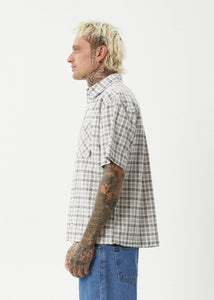 LEO ORGANIC SHORT SLEEVE SHIRT | BLACK/WHITE