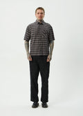 DARKNESS SHORT SLEEVE SHIRT | BLACK CHECK
