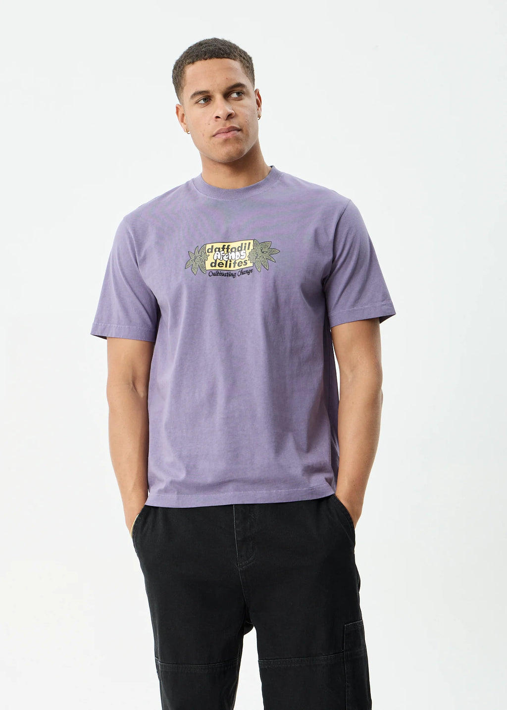 DELITES HEAVYWEIGHT RETRO TEE | VINTAGE AUBERGINE