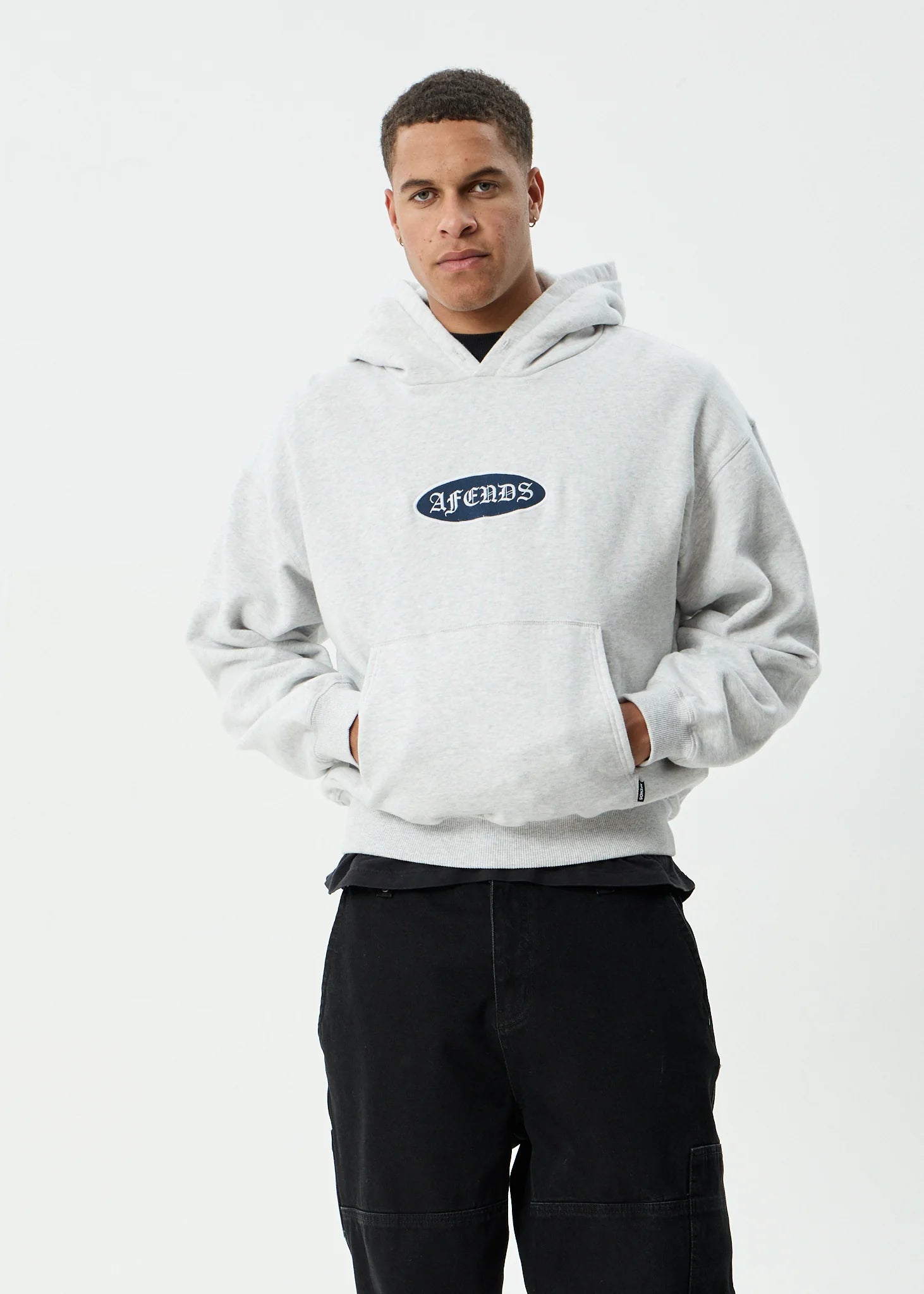SUPPLY PULL ON HOOD | GREY MARLE