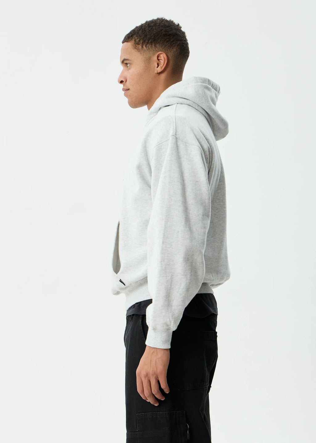 SUPPLY PULL ON HOOD | GREY MARLE