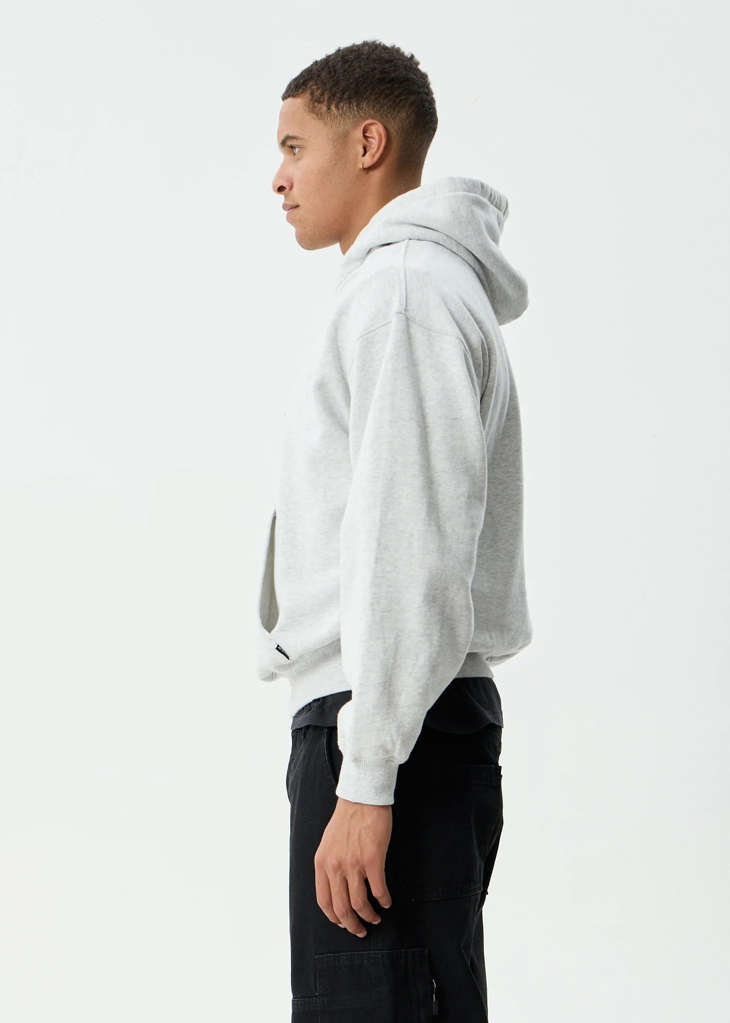 SUPPLY PULL ON HOOD | GREY MARLE