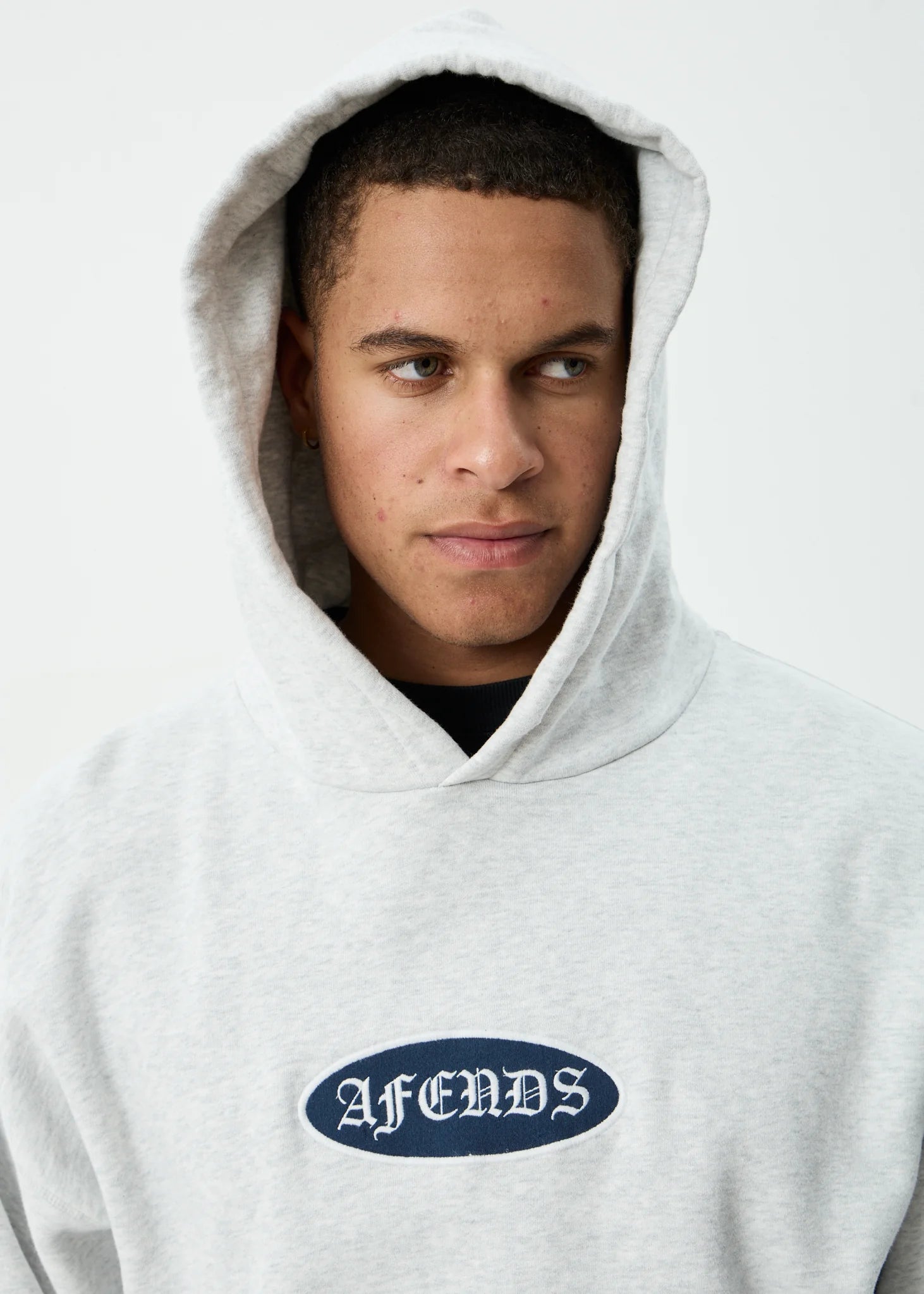 SUPPLY PULL ON HOOD | GREY MARLE