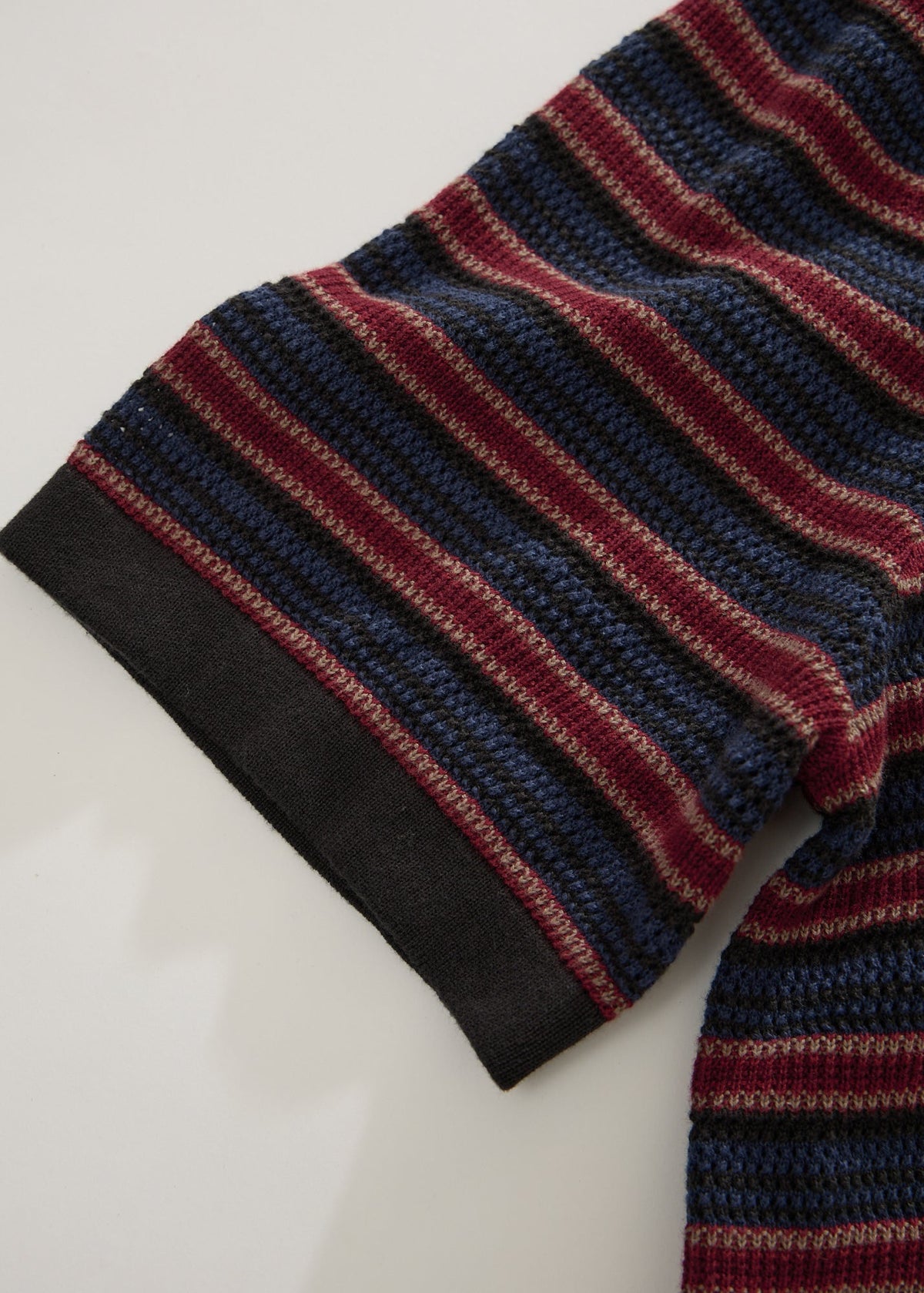 Afends Club Knit Polo Shirt Club Stripe 8