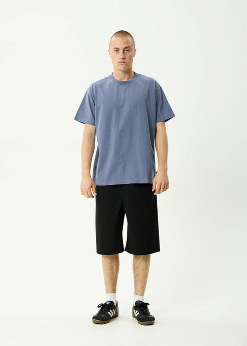 Afends Genesis Heavyweight Boxy Tee Washed Stone