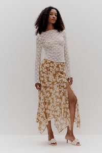 MAGGIE LACE TOP | IVORY LACE