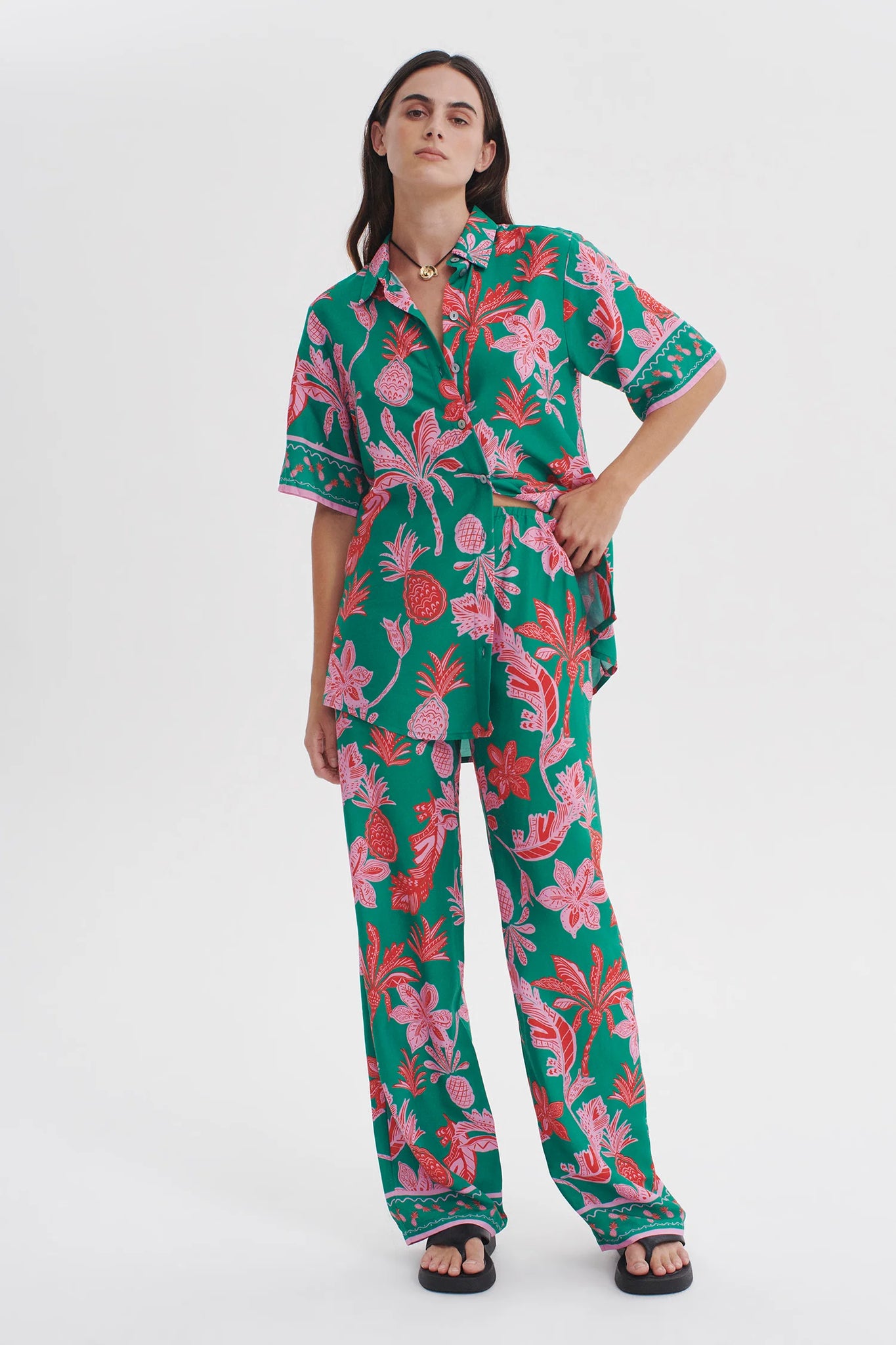 MAI TAI SHIRT | PINEAPPLE PRINT