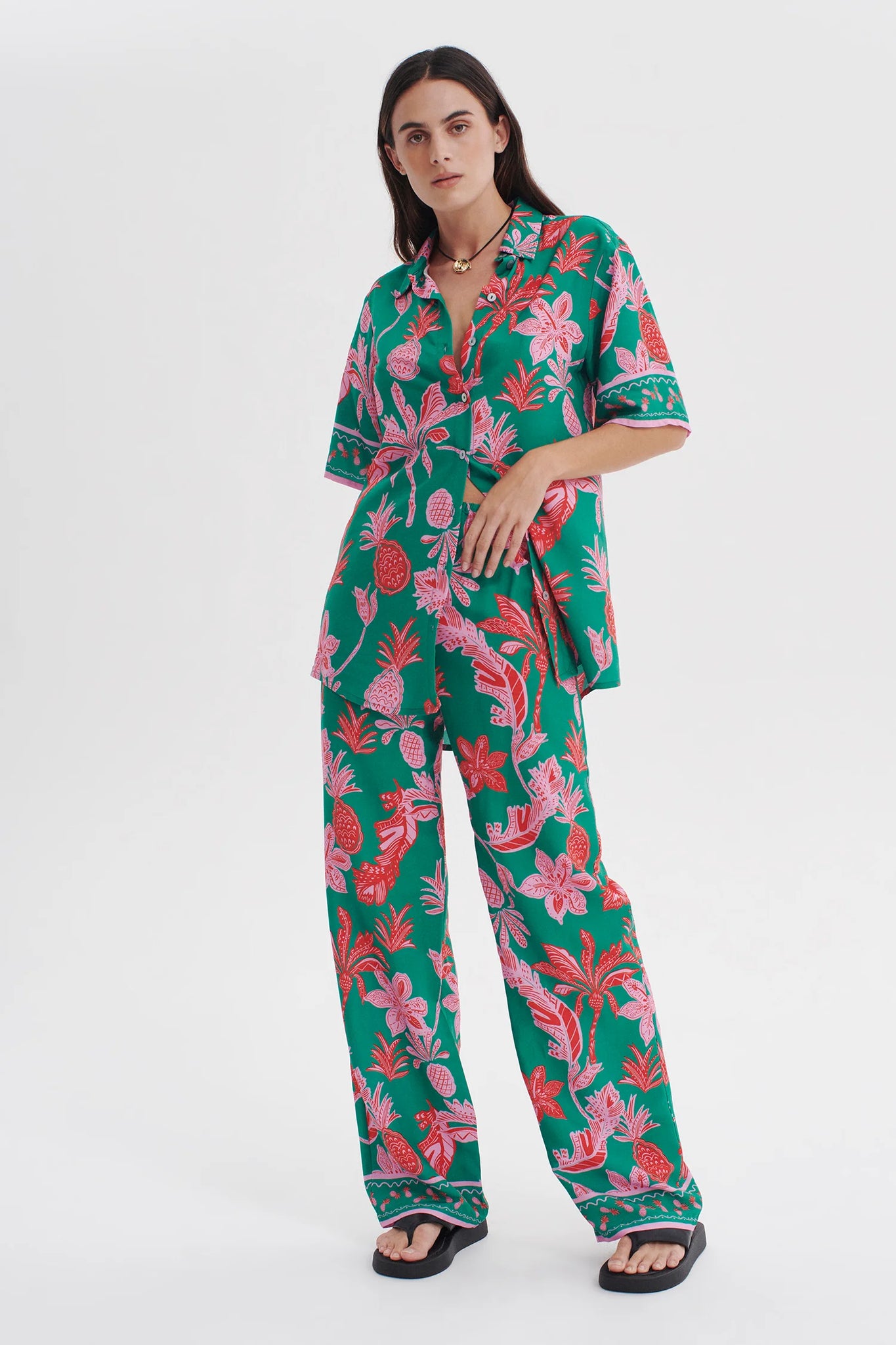 MAI TAI SHIRT | PINEAPPLE PRINT