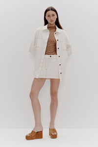 MARSHALL DENIM JACKET | BONE
