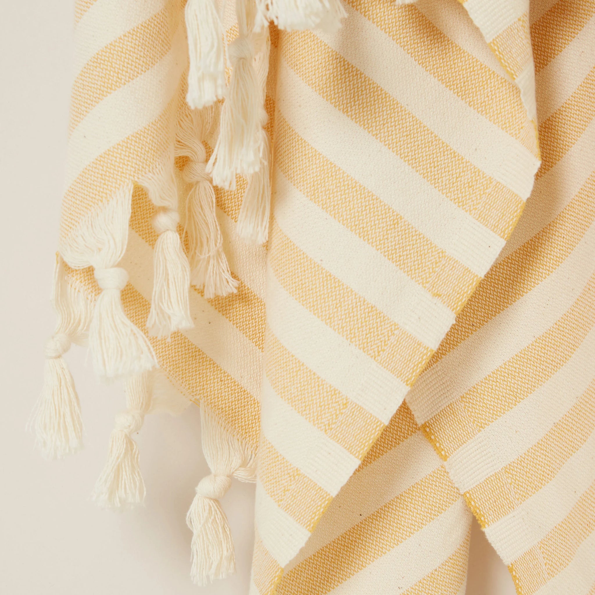 PALM COVE BLANKET | MUSTARD