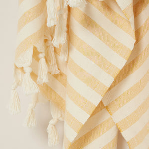PALM COVE BLANKET | MUSTARD
