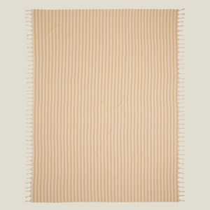PALM COVE BLANKET | MUSTARD