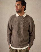FISHERMAN KNIT | BROWN MULTI