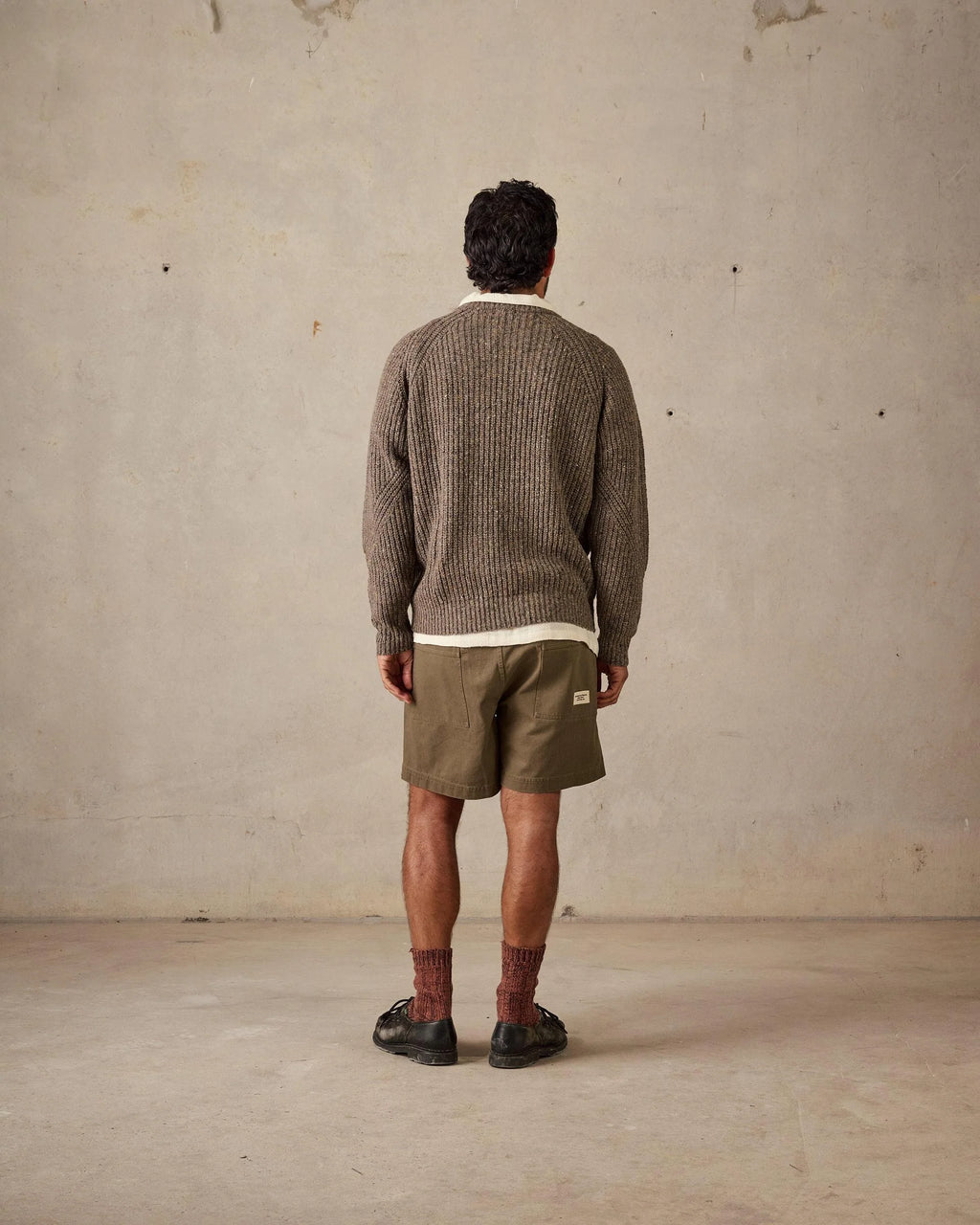 FISHERMAN KNIT | BROWN MULTI