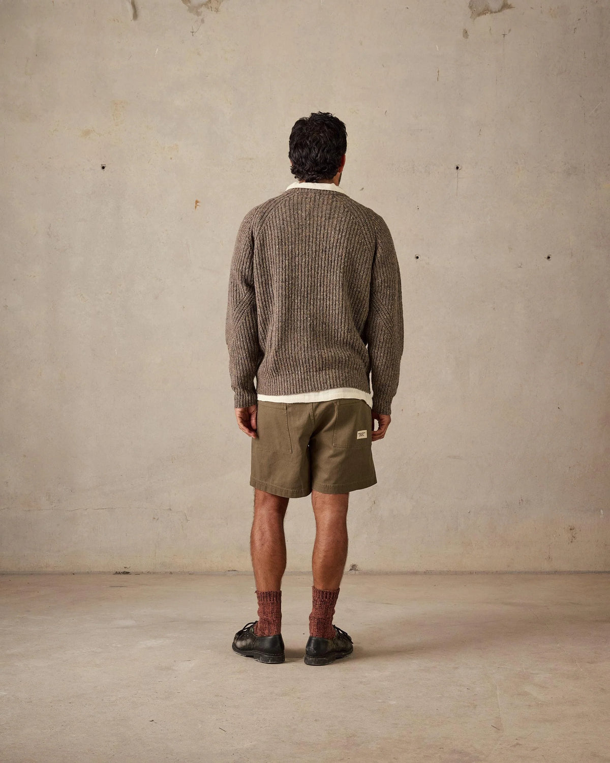 FISHERMAN KNIT | BROWN MULTI
