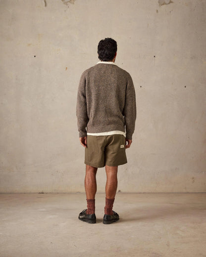 FISHERMAN KNIT | BROWN MULTI
