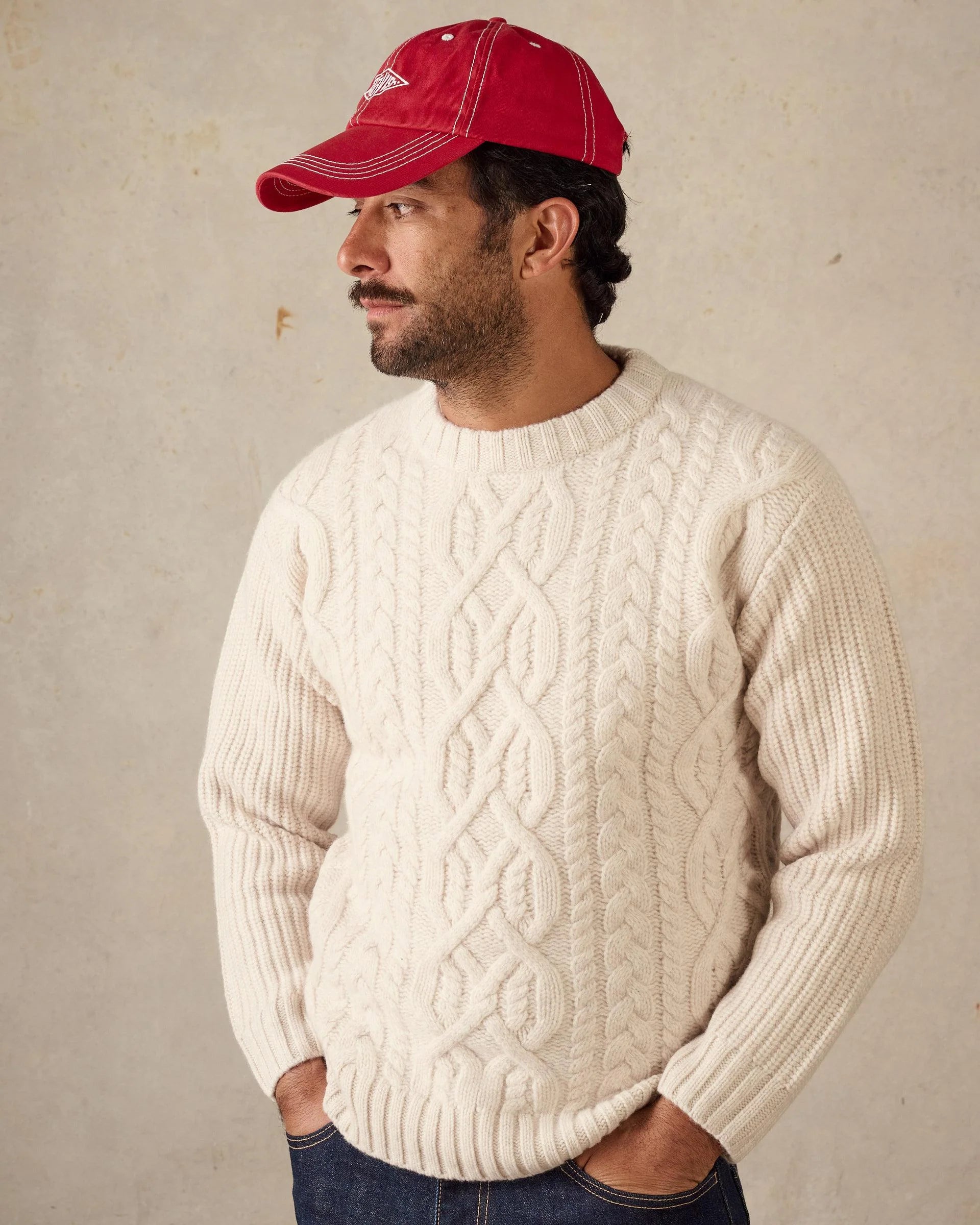 CELTIC MERINO KNIT | CHALK