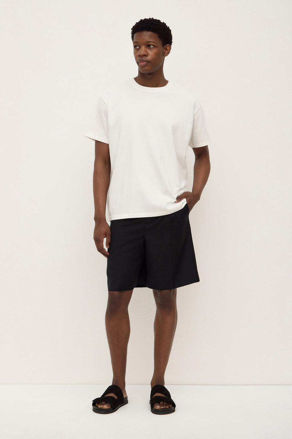 MASON WOOL SHORT | BLACK