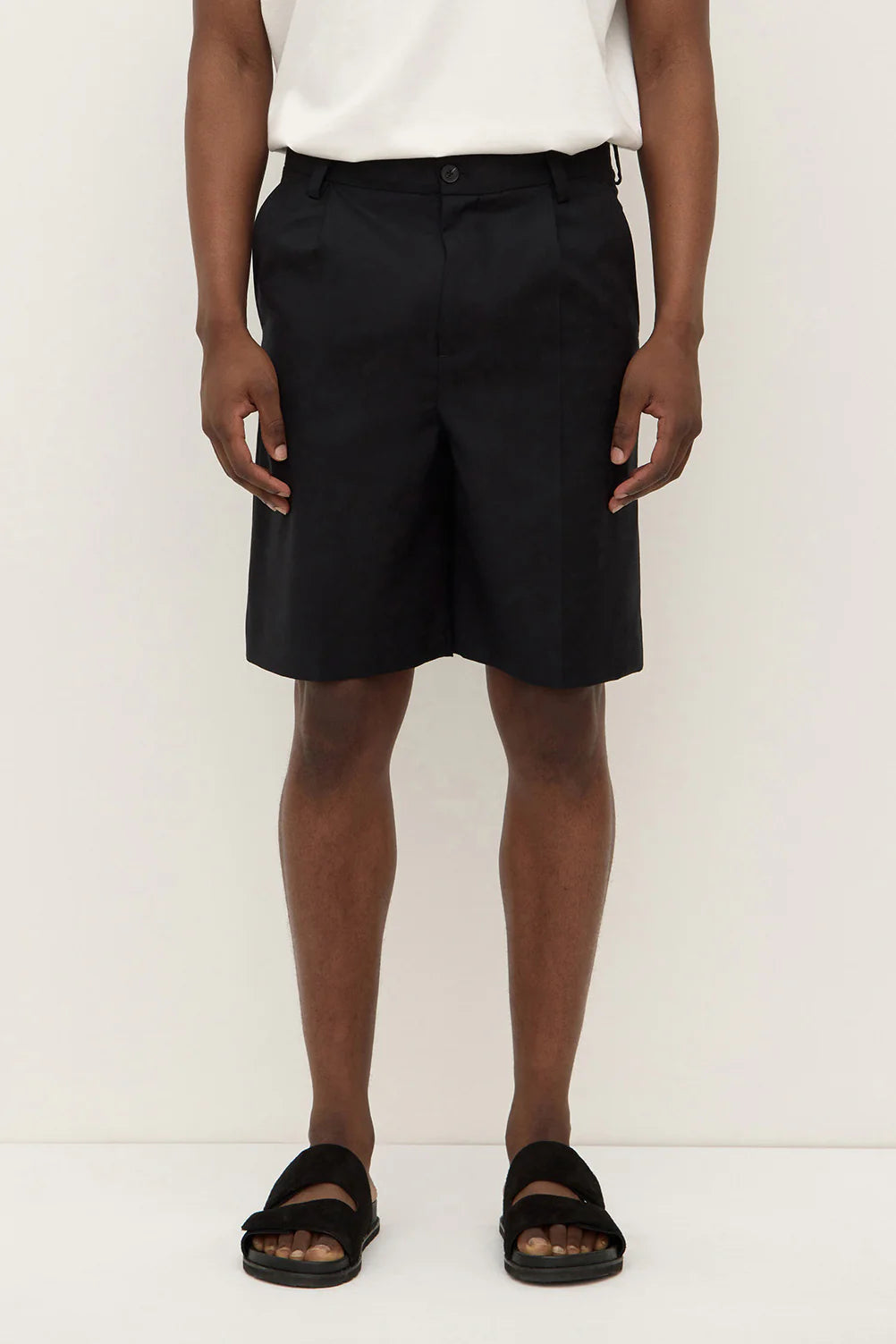 MASON WOOL SHORT | BLACK