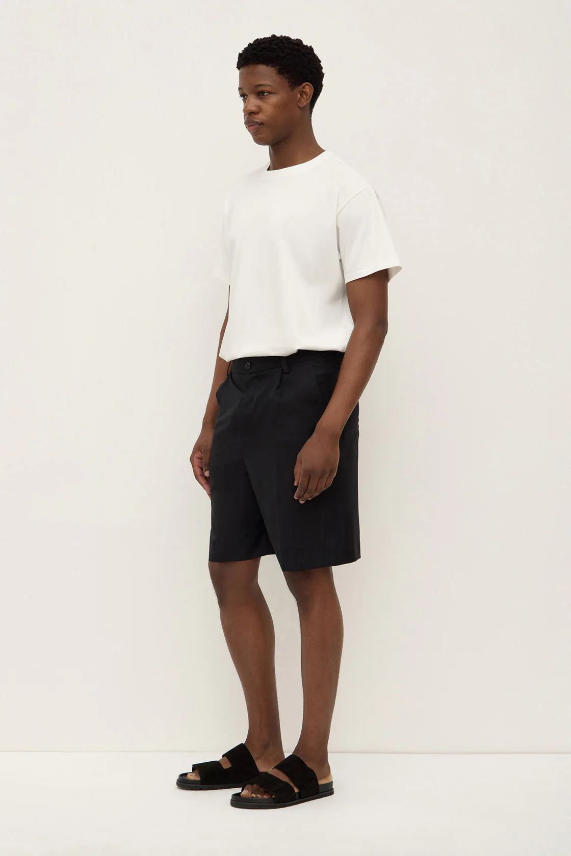 MASON WOOL SHORT | BLACK