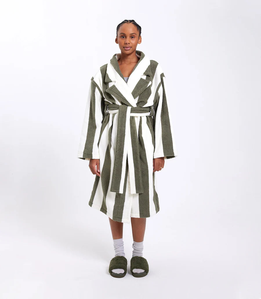 HOMMEY ROBE | MATCHA STRIPES