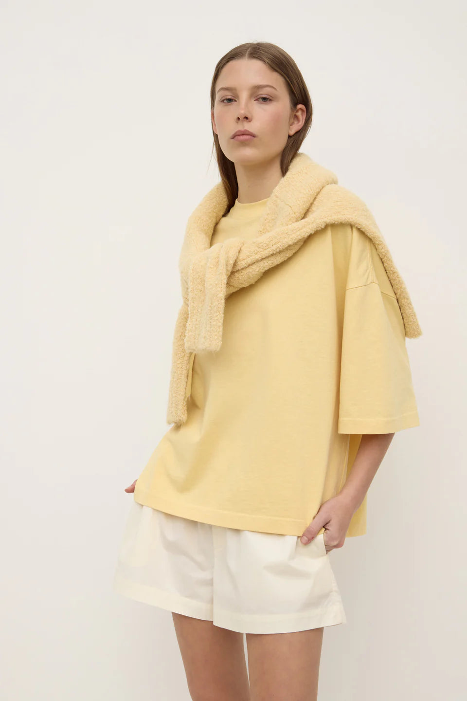 MAX COTTON OVERSIZED TEE | SUNSHINE