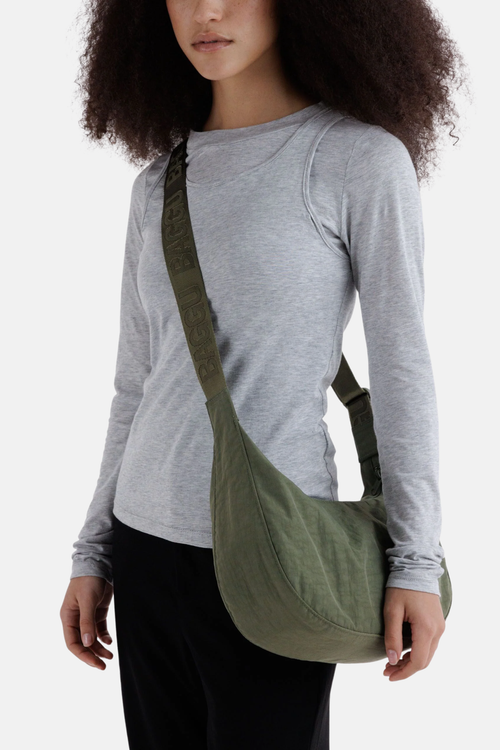 Baggu Medium Nylon Crescent Bag Caper