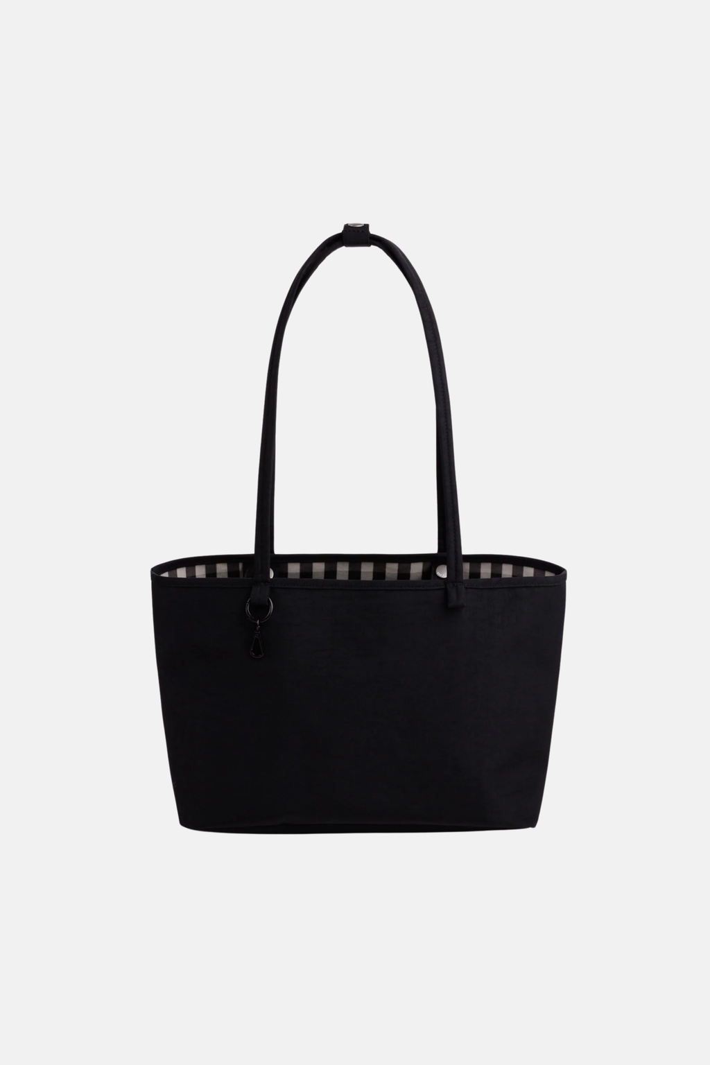 Medium Nylon Reversible Tote Black Mix