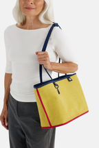 Medium Nylon Reversible Tote Navy Mix
