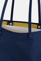 Medium Nylon Reversible Tote Navy Mix
