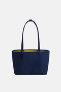 Medium Nylon Reversible Tote Navy Mix