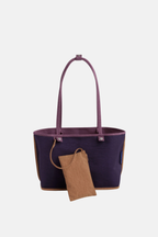 Medium Nylon Reversible Tote Wild Plum