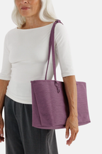 Medium Nylon Reversible Tote Wild Plum