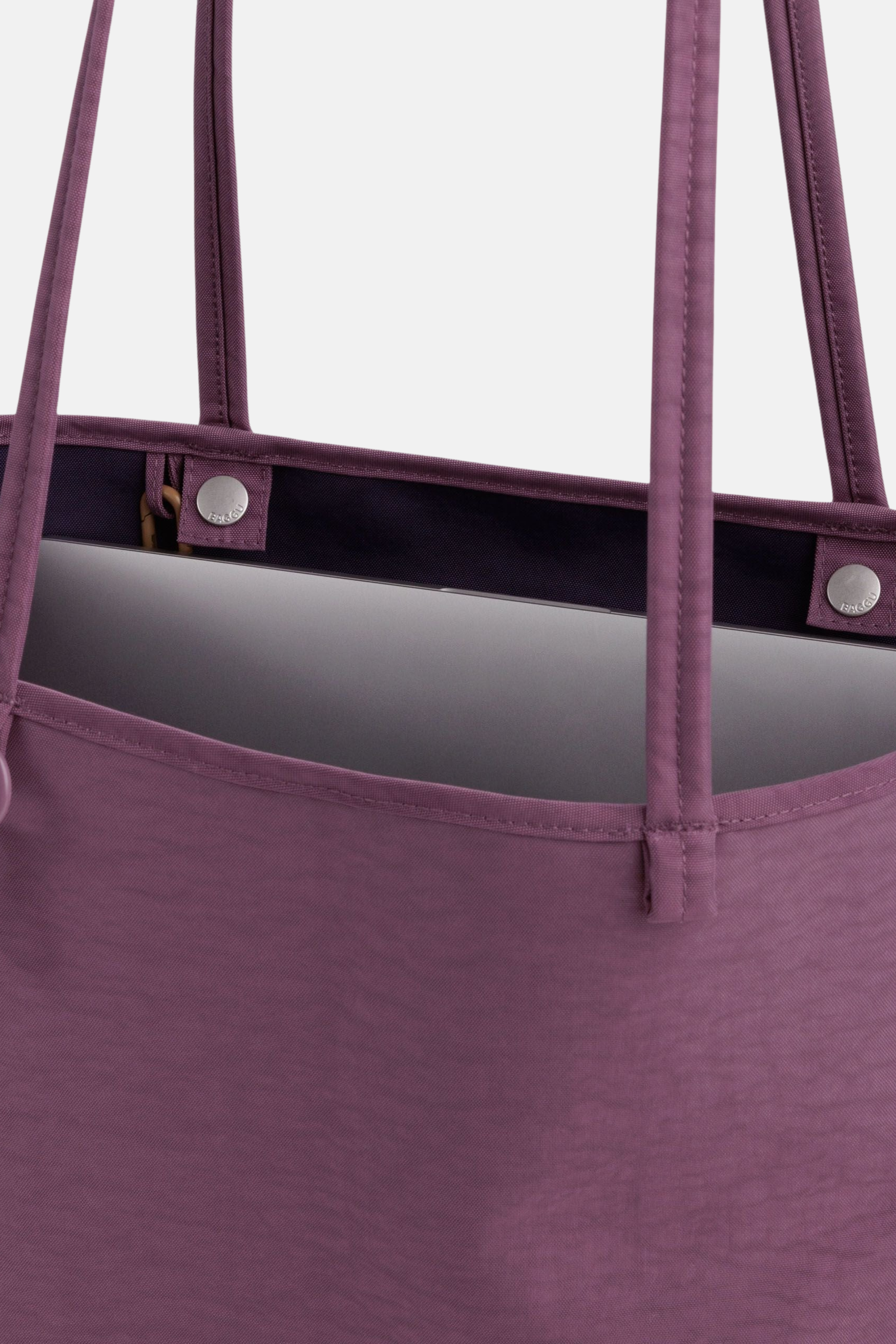 Medium Nylon Reversible Tote Wild Plum
